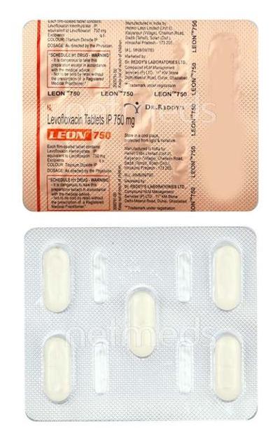 Leon 750mg Tablet 5'S - Bacterial Infections-Qui