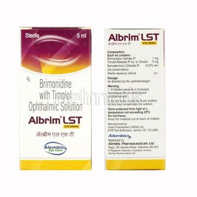 Albrim Lst Eye Drops 5ml - Glaucoma-Ant