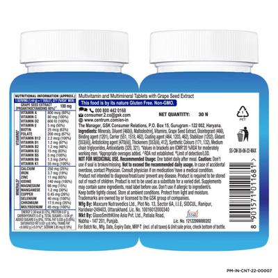 Centrum Men Multivitamins Tablets 30's - Multi-Vitamins