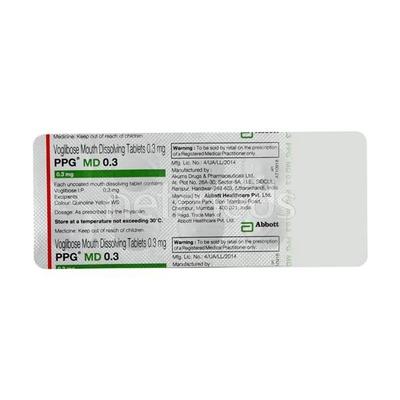 PPG MD 0.3mg Tablet 10'S - Diabetes-Ant