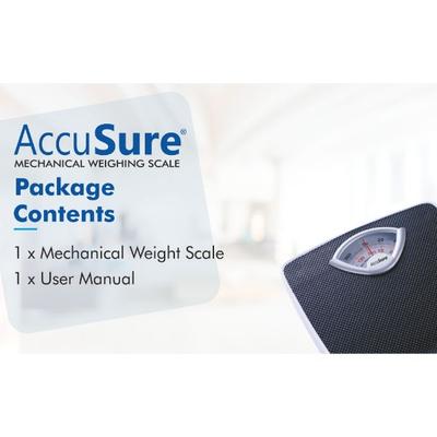 AccuSure Analog Weighing Scale - Health Monitors And Equipment