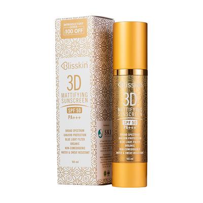 Blisskin 3D Mattifying SPF 50 Sunscreen Lotion 50 ml - Body Sunscreen