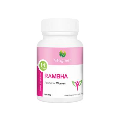 VitaGreen Rambha Capsules 14's - Herbal Dietary Supplement