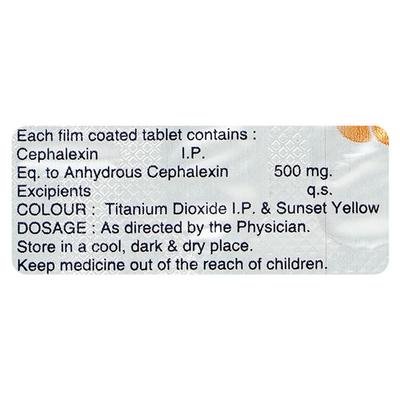 ZECEF 500mg Tablet 10's - Bacterial Infections-Cep