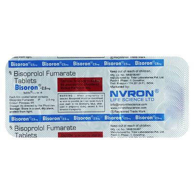 BISORON 2.5mg Tablet 10's - Hypertension-Bet