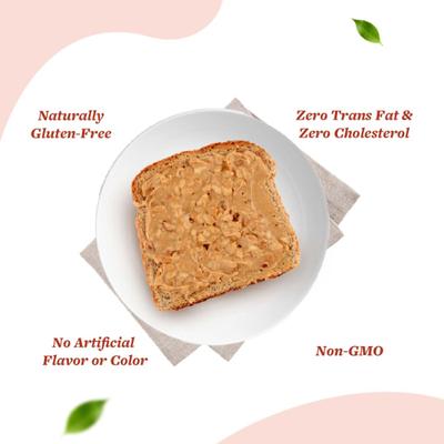 Neuherbs Classic Omega Peanut Butter - Crunchy 400 gm - Nutritional Bars