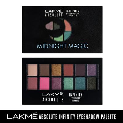 Lakme Absolute Infinity Eye Shadow Palette Midnight Magic 12 Gm - Night Cream