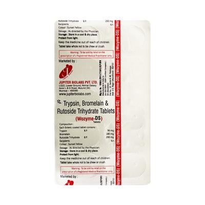 WOZYME DS Tablet 10's - Pain relief-Ant