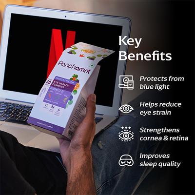 Panchamrit Eye Health Gummies - Orange Flavour 30's - General Health