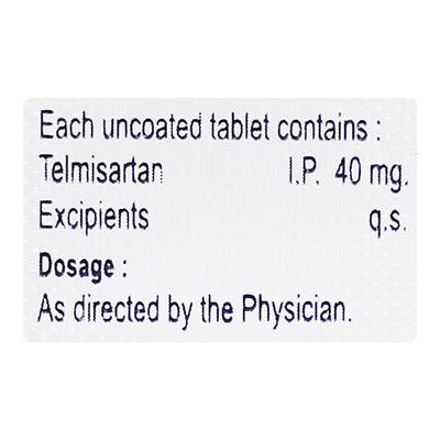 TELIPEX 40 Tablet 10's - Hypertension-Ang