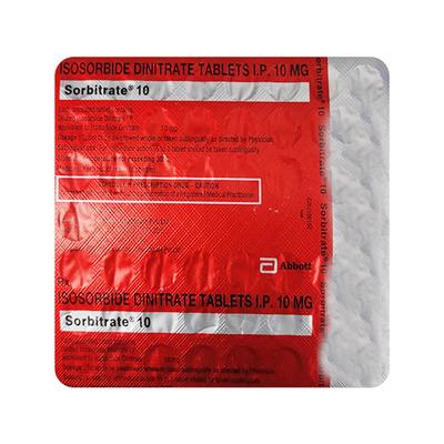 SORBITRATE 10mg Tablet 20's - Angina