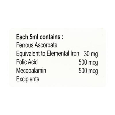 REDFOLIC Syrup 200ml - Iron Supplement/Anaemia-Vma