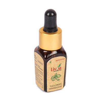 Liv In Nature Spice Extract Drops - Tulsi 5 ml - Herbal Dietary Supplement