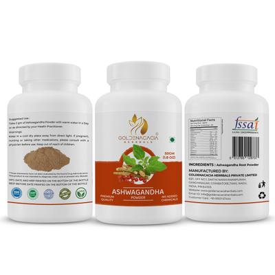 Goldenacacia Herrbals Ashwagandha Powder 50 gm - Ashwagandha