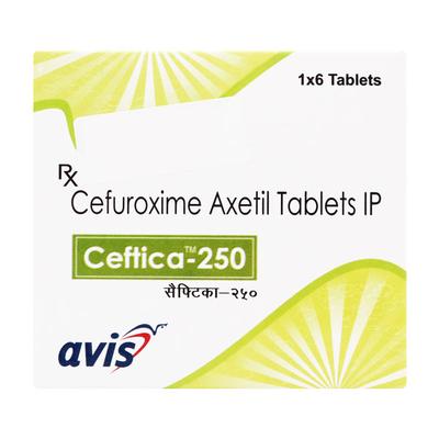 CEFTICA 250mg Tablet 6's - Bacterial Infections-Cep