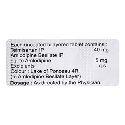 TELICUS AM 40mg Tablet 15's - Hypertension-Ana