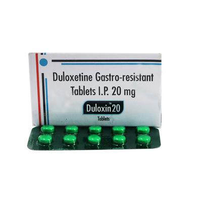 DULOXIN 20mg Tablet 10's - Depression-Ant
