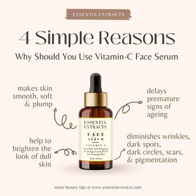 Essentia Extracts Radiant Facial Serum - Vitamin C (Pack of 2 x 15 ml) 1's - Face Serum