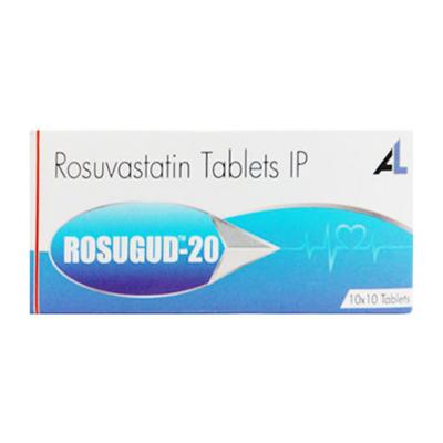 ROSUGUD 20mg Tablet 10's - High Cholesterol-Dys