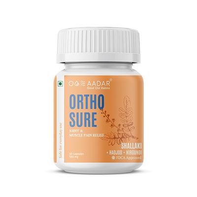 AADAR Ortho Sure Joint & Muscle Pain Relief 500 mg Capsule 60's - Health Products
