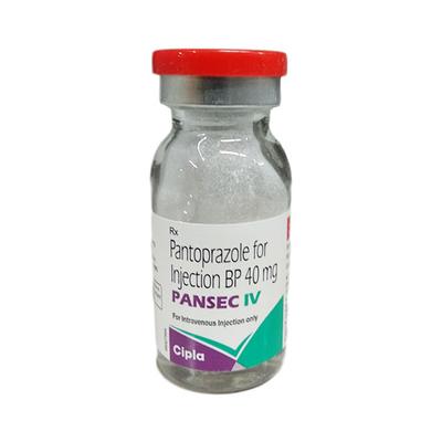 PANSEC IV (WITH DILUENT) Injection 10's - Ulcer/Reflux/Flatulence-Aaa