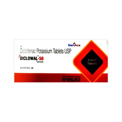 DICLOWAL 50 Tablet 10's - Pain relief-Nsa