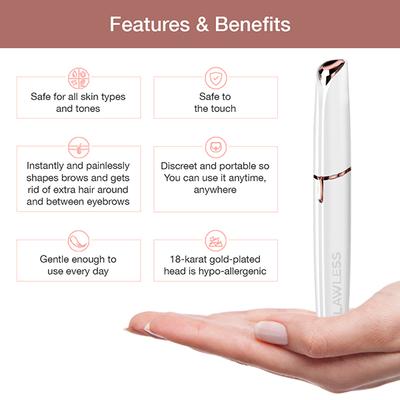 Flawless Brows - White - Hair Removal Accessories