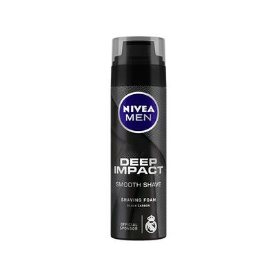 Nivea Men Deep Impact Shaving Foam - Smooth Shave 200 ml - Shaving Foams