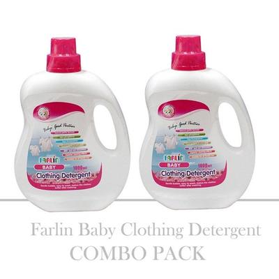 Farlin Baby Clothing Detergent Liquid (Pack of 2 x 1000ml) - Baby Detergents
