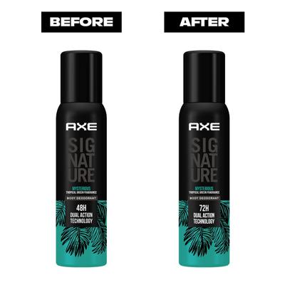 Axe Signature 72h Dual Action Body Deodorant - Mysterious Tropical Green Fragrance 122 ml - Deodorants/Roll-Ons