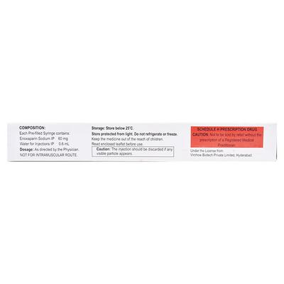 Macparin 60mg Injection 0.6ml - Blood Clot-Ant