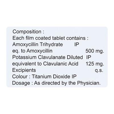RONCLAV 625 Tablet 10's - Bacterial Infections-Pen