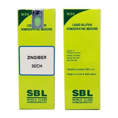 SBL Zingiber 30 Liquid 30 ml - Dilutions