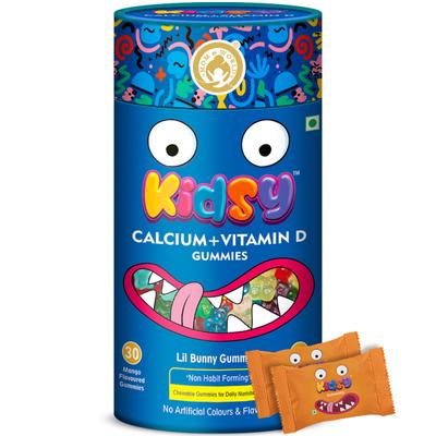 Mom & World Calcium + Vitamin D Lil Bunny Gummies - Mango 30's - Nutritional Bars