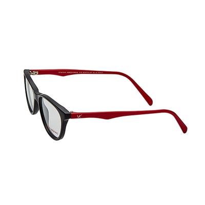 Vision Express 49070 Black Oval Eyeglasses (Including Anti-Reflective Coating Lens) 1's - Wearables Eye Glasses