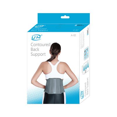 UM Contoured Back Support (A02) (L) - Back/Abdomen Supports