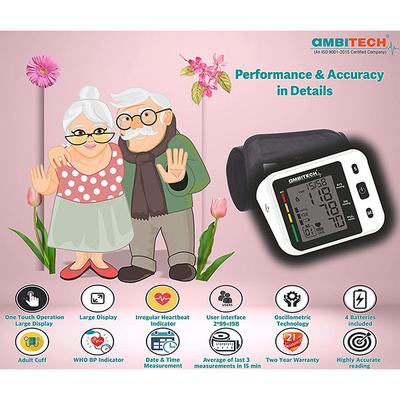 Ambitech Digital Automatic Blood Pressure Monitor With USB Port - Blood Pressure Monitors