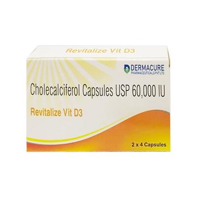 REVITALIZE VIT D3 Capsule 4's - Supplements-Vit