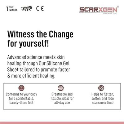 Scarxgen Silicone Gel Sheet (15 cm X 15 cm) 1's - Bandages