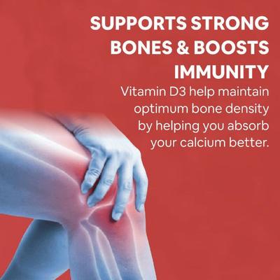 Meltvit Vitamin D3 2000 IU Cholecalciferol Chewable Tablets 120's - Multi-Vitamins
