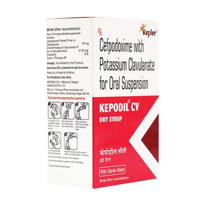 KEPODIL CV 81.25 Dry Syrup 30ml - Bacterial Infections-Cep