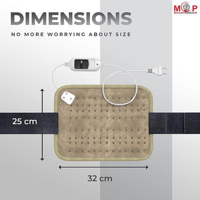 MCP Electric Heating Pad - Velvet Beige - Hot Pack/Ice Bag