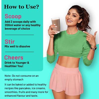 Chicnutrix Daily Collagen With Plant Protein - Mochaccino 330 gm - Hair & Skin