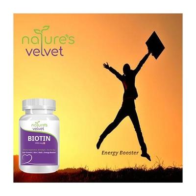 Natures Velvet Lifecare Biotin 5000 mcg Softgels 60's - Speciality Medicines