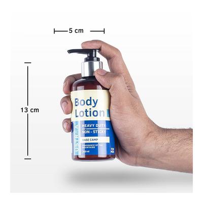 Ustraa Heavy Duty & Non Sticky Body Lotion - Base Camp (For Men) 200 ml - Lotions & Creams