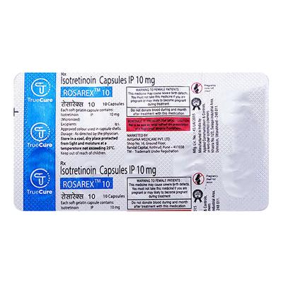 ROSAREX 10 Capsule 10's - Acne-Acn