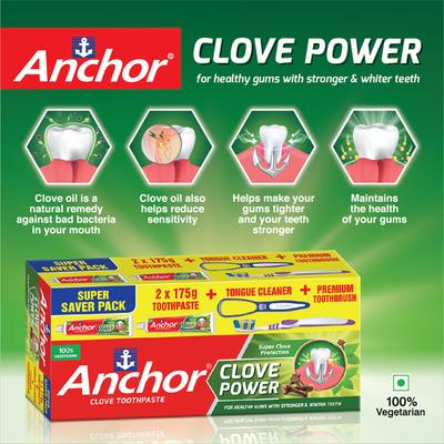 Anchor Clove Power Toothpaste - Super Saver Pack - Toothpaste
