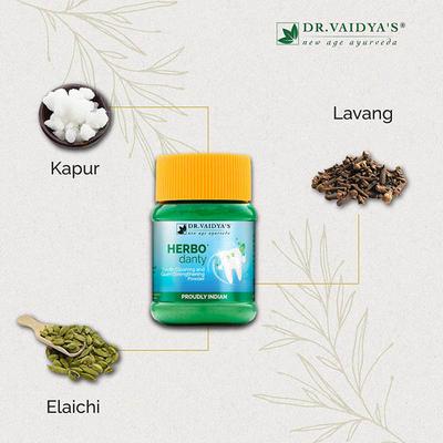 Dr. Vaidya's Herbodanty Powder (Pack of 2 x 50 gm) (N) - Speciality Medicines
