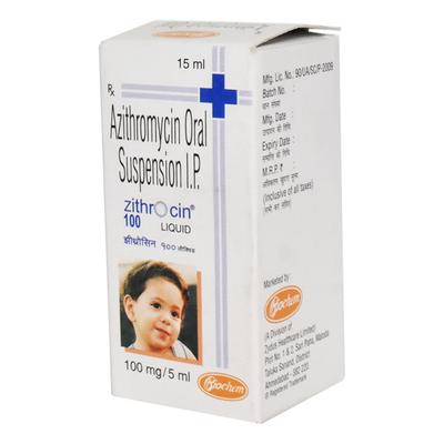 Zithrocin 100mg Liquid 15ml - Bacterial Infections-Mac