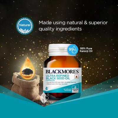 Blackmores Ultra Refined Black Seed Oil Capsule 30's - Multi-Vitamins